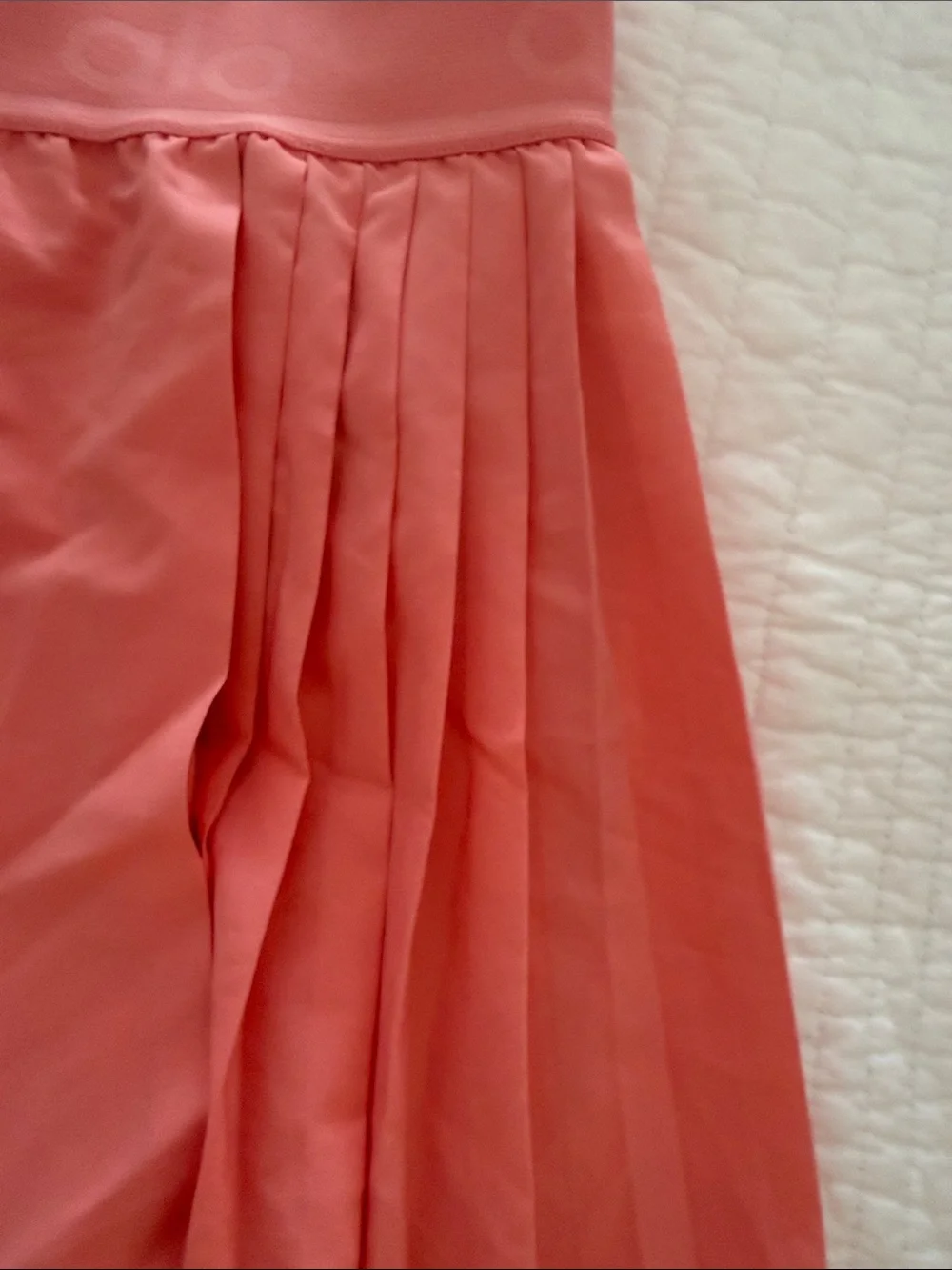 ALO Yoga Coral Pleated Skirt with Built-In Shorts